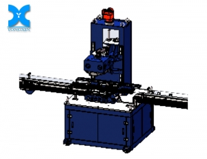 Automatic flanging machine